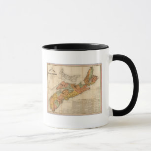 Church's mineral map of Nova Scotia Mug
