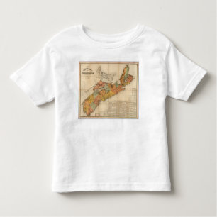 Church's mineral map of Nova Scotia Toddler T-Shirt