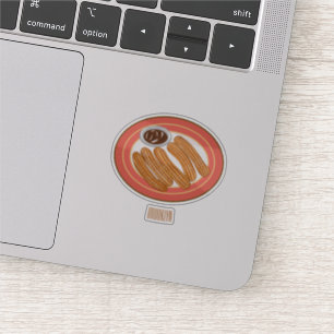 Churro cartoon illustration