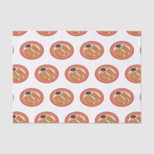 Churro cartoon illustration  tissue paper