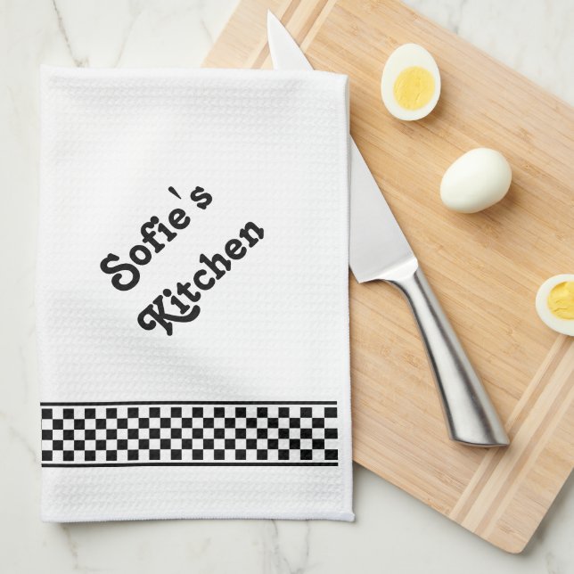 Churro & Chocolate - Buenos Dias! Tea Towel (Quarter Fold)