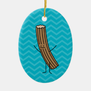 Churro Loves You! Ceramic Tree Decoration