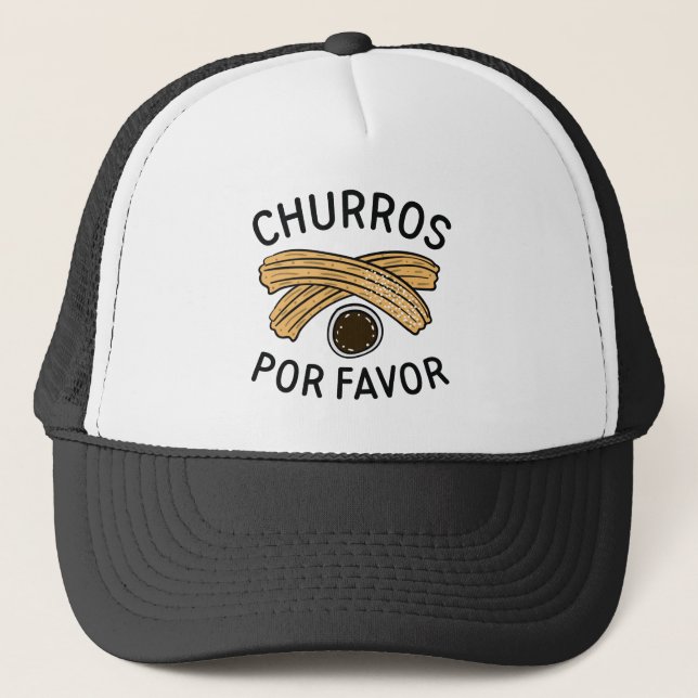 Churros Por Favour Trucker Hat (Front)