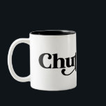 Chutzpah Yiddish Humour Two-Tone Coffee Mug<br><div class="desc">The perfect mug for any Jewish home! This makes a great housewarming,  birthday or Hanukkah gift as well.</div>