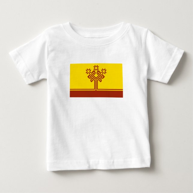Chuvashia Flag Baby T-Shirt (Front)