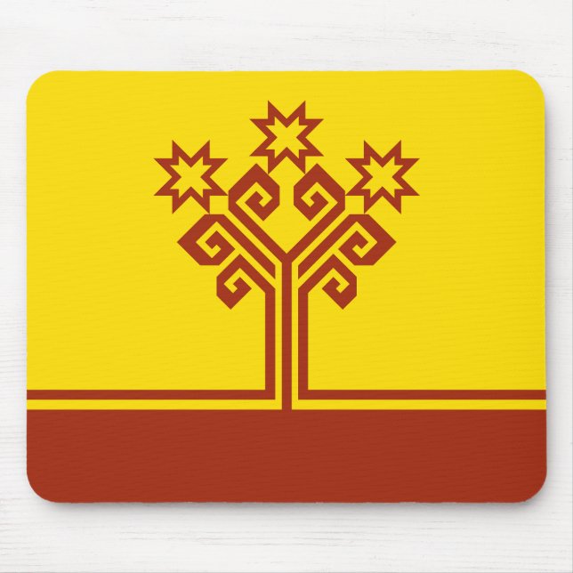 Chuvashia Flag Mouse Mat (Front)