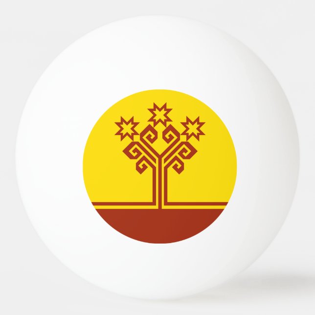 Chuvashia Flag Ping Pong Ball (Front)