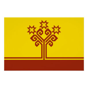 Chuvashia Flag Poster