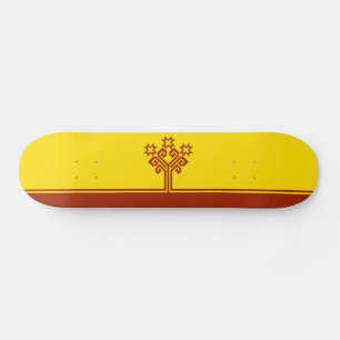 Chuvashia Flag Skateboard