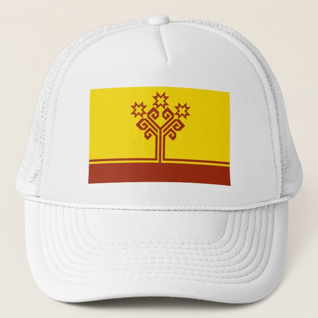 Chuvashia Flag Trucker Hat (Front)