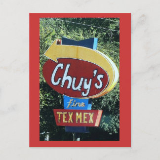 Chuy's Fine Tex Mex Postcard