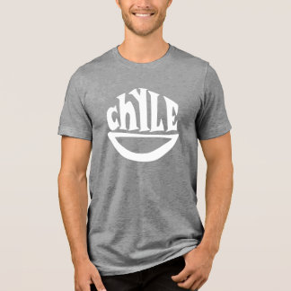 Chyle Smile Logo Grey/White T-shirt Tri-Blend Shirt