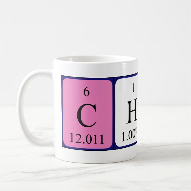 Chyna periodic table name mug (Left)
