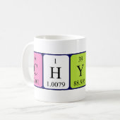 Chynna periodic table name mug (Front Left)