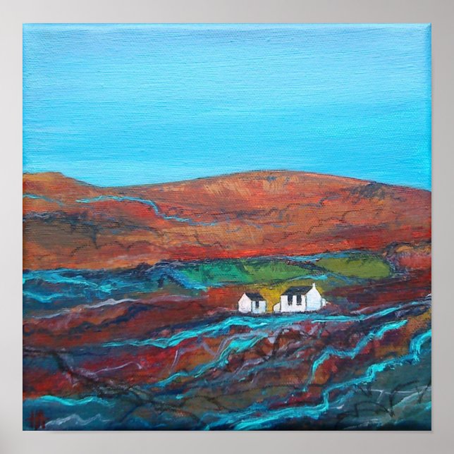 Chysauster in Penwith, Cornwall Poster (Front)