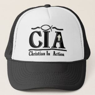 CIA CHRISTIAN IN ACTION ACRONYM TRUCKER HAT