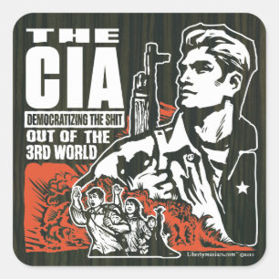 CIA Democratising the 3rd World Sticker Set