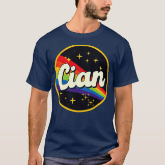 Cian Rainbow In Space Vintage Style T-Shirt