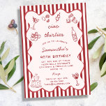 Ciao 30s Italian Pasta Dinner Party 40th Birthday Invitation<br><div class="desc">Italian Pasta Dinner Party 40th Birthday Invitation – Editable Printable Template for Her Say Ciao 30s! and toast to 40 in style with this Italian-themed 40th birthday party invitation. Designed for pasta lovers and wine enthusiasts, this editable and printable birthday invite features hand-drawn illustrations of classic Italian elements like pasta,...</div>
