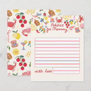 Ciao Baby Advice for Mummy Card   Italian Folk Art