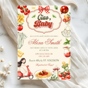 Ciao Baby Baby Shower Invitation