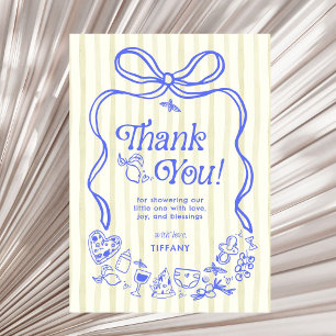 Ciao Baby  Italian Lemons Baby Shower Thank You Card