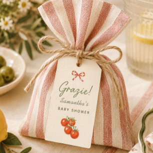 Ciao Baby Italian Market Baby Shower Gift Tags