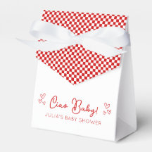 Ciao Baby! Italian Themed Red Baby Shower