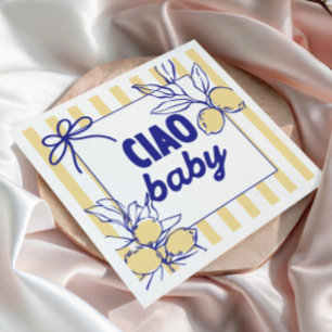 CIAO BABY Lemon Mediterranean Amalfi Napkin