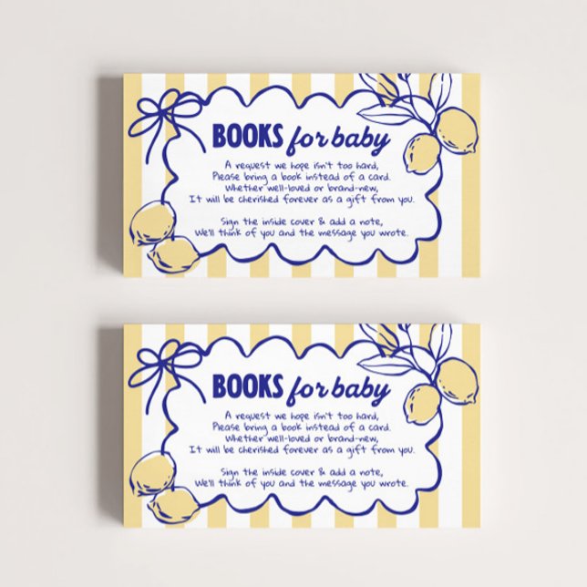 CIAO BABY Lemon Mediterranean Books for Baby Enclosure Card (Creator Uploaded)