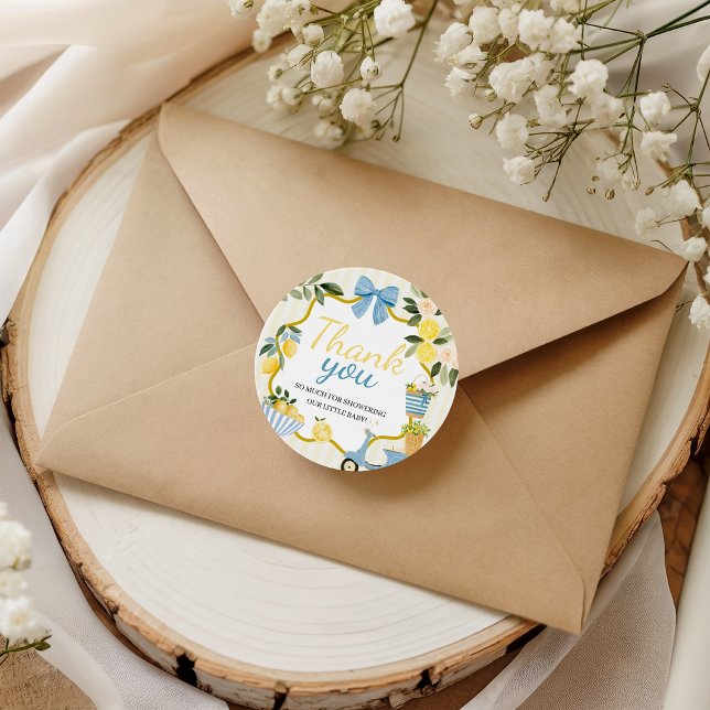 Ciao Baby Lemon Mediterranean Favour Tags (Creator Uploaded)