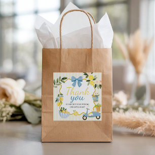 Ciao Baby Lemon Mediterranean Favour Tags