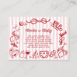 Ciao Baby Red Italian Lemons Books for Baby Enclosure Card