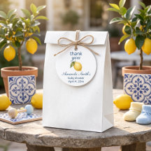 Ciao Baby Shower Favour Sticker
