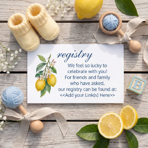 Ciao Baby Shower Registry Insert