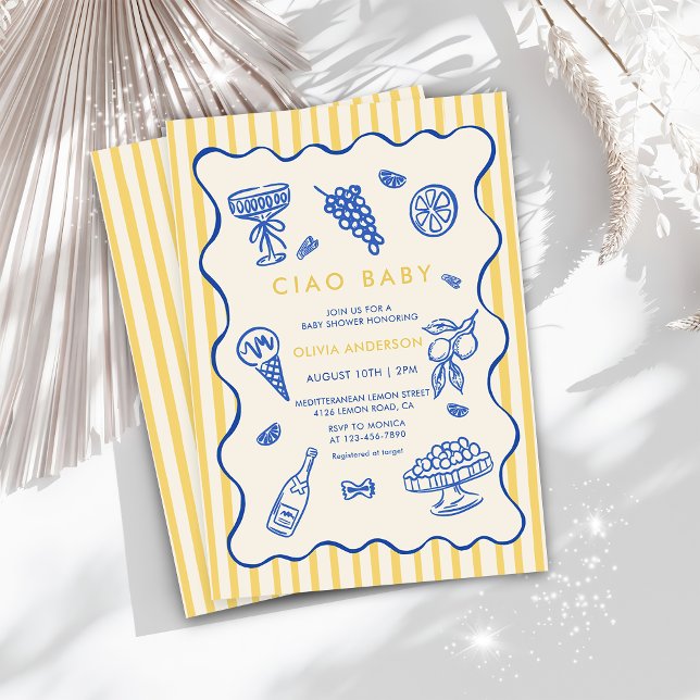 Ciao Bambino Baby Shower Invitation (Creator Uploaded)