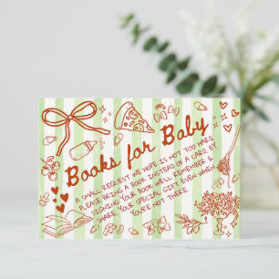 Ciao Bambino Green - Books for Baby  Enclosure Card