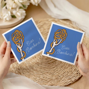 Ciao Bambino Italian Pasta Summer Baby Shower Napkin