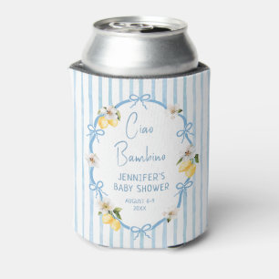 Ciao Bambino Lemon Italian Summer Baby Shower Can Cooler
