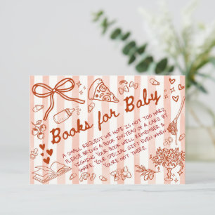 Ciao Bambino Red - Books for Baby  Enclosure Card