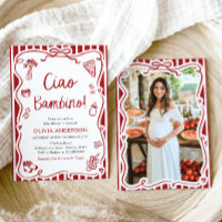 Ciao Bambino Whimsical Italian Pizza Baby Shower