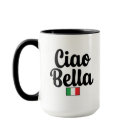 Ciao Bella Flag Mug - Italian Gift for Her