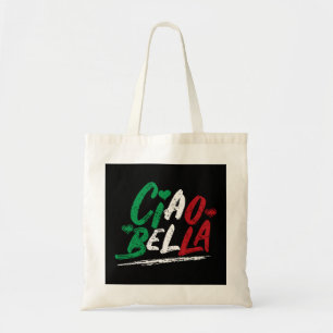 Ciao Bella Italy Flag Hoodie, Italian Hoodie Pullo Tote Bag