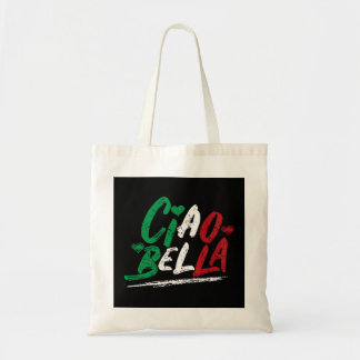 Ciao Bella Italy Flag Hoodie, Italian Hoodie Pullo Tote Bag