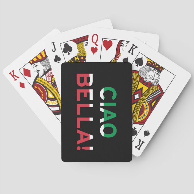 Ciao Bella Playing Cards (Back)