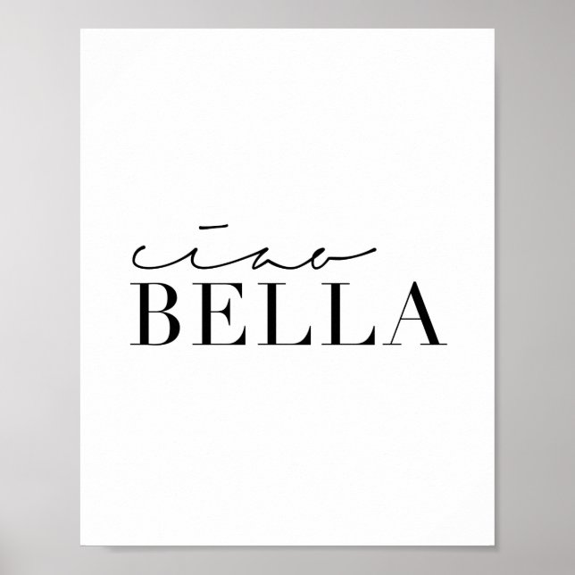 Ciao Bella Poster (Front)