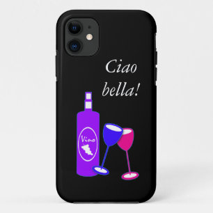 Ciao BellaWine Theme Iphone Touch Case