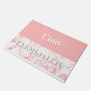 Ciao   - greetings in Italian Doormat