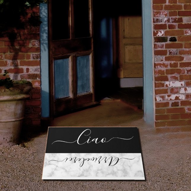 Ciao   - greetings in Italian no4 Doormat (Creator Uploaded)