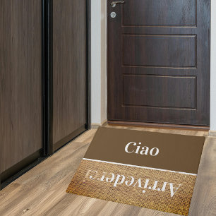 Ciao   - greetings in Italian no5 Doormat